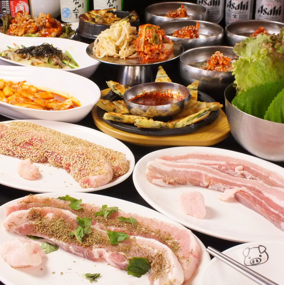 メニュー コース 韓豚屋 本場屋台の味を味わえる韓国家庭料理 サムギョプサル 豚肉料理 メニュー コース 韓豚屋 本場屋台の味を味わえる韓国家庭料理 サムギョプサル 豚肉料理